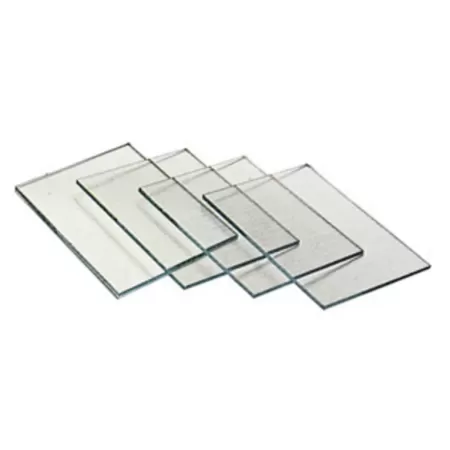 Vetrino trasparente per maschera saldatore 98x2x75 mm umipas