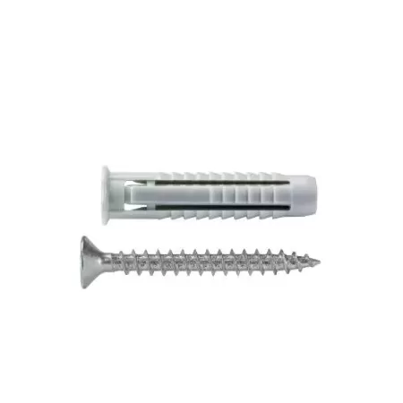 Tasselli 6x30 con vite zincata testa svasata umipas