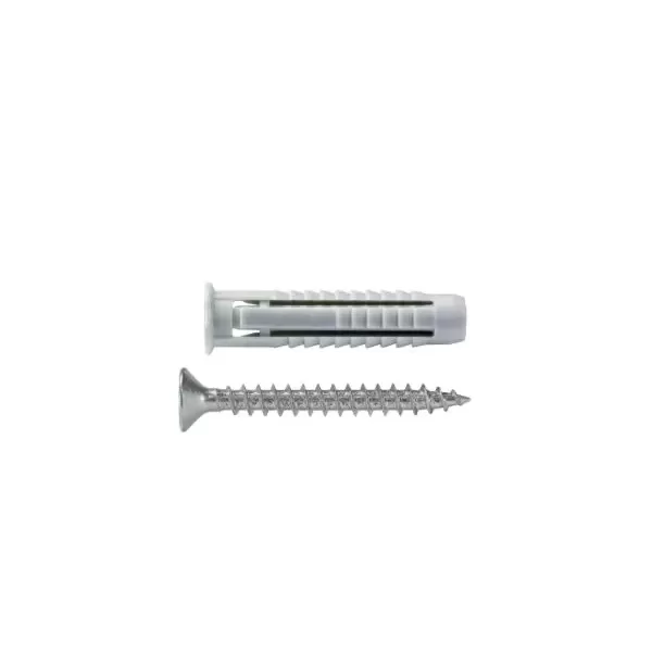 Tasselli 6x30 con vite zincata testa svasata umipas