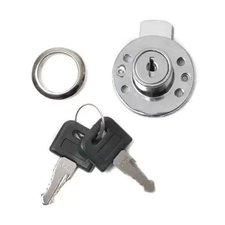 serratura ad incasso con cilindro 18x22 mm cromata umipas