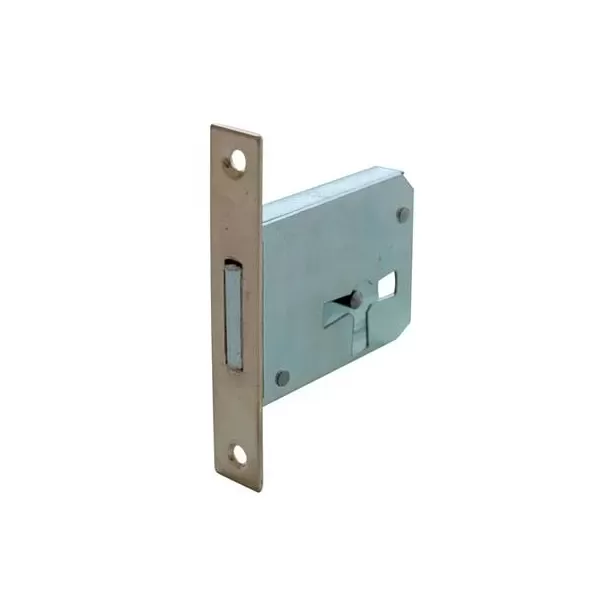 SERRATURA MOBILI A INFILARE BORDO QUADRO OTTONATO FRONTALINO 12 MM 1 LEVA ENTRATA 25 MM SINISTRA