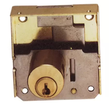 serratura per mobili 1/2 scatola con cilindro in ottone e.30 mm umipas