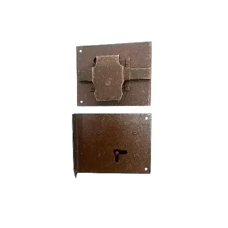 serratura per mobili a redosso e. 70 mm dx ferro vecchio umipas