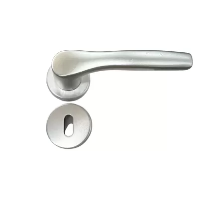 coppia maniglia gabry con rosetta 45 mm argento umipas