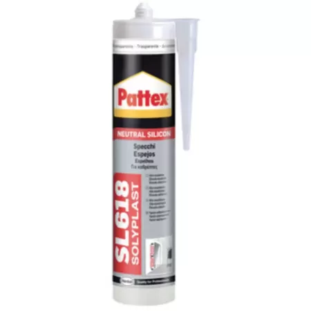 pattex silicone sigillante sl618 per specchi trasparente 300 ml umipas