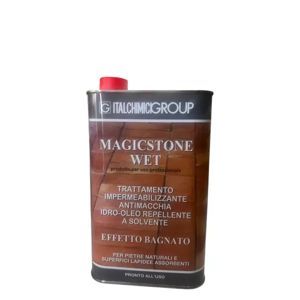 italchimici protettivo antimacchia magicstone wet impermeabilizzante per pietre naturali 1 litro