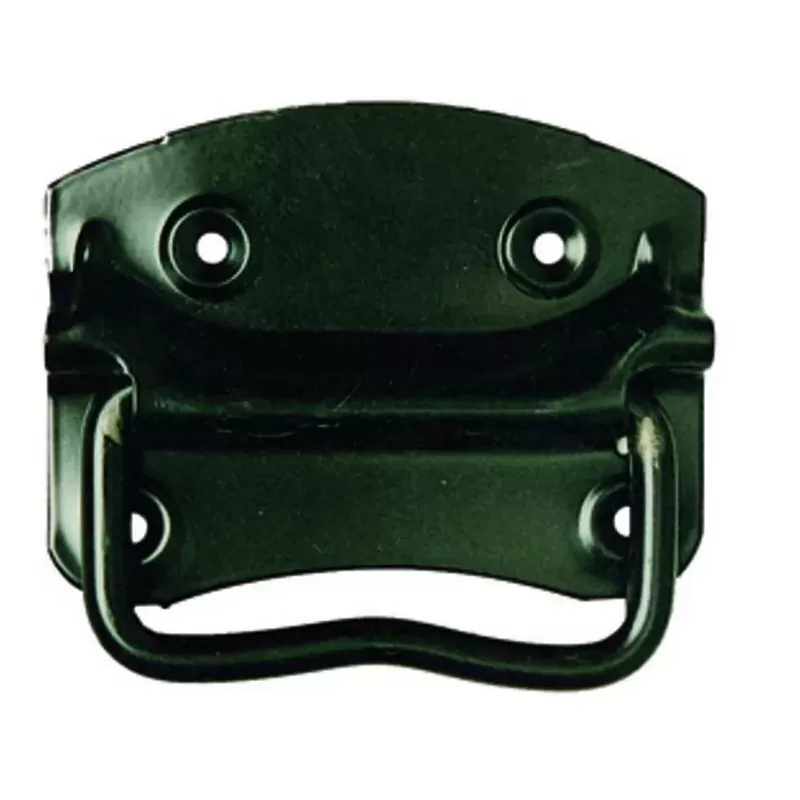 maniglia americana bauli 90x65 mm in ferro nera umipas
