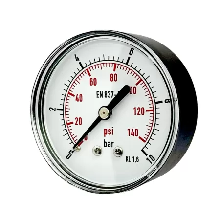 manometro attacco posteriore d.50 mm 1/4'' 0-20 bar umipas