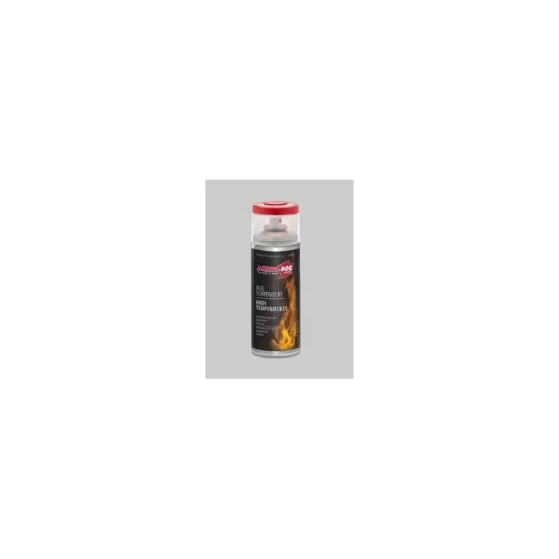 Bomboletta Smalto Spray Nero Opaco 400 ml Alte Temperature
