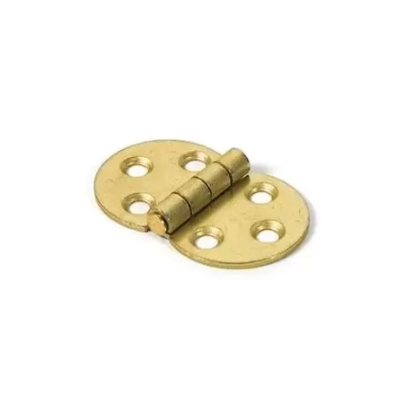 cerniera tonda in ferro ottonata 30x48 mm umipas