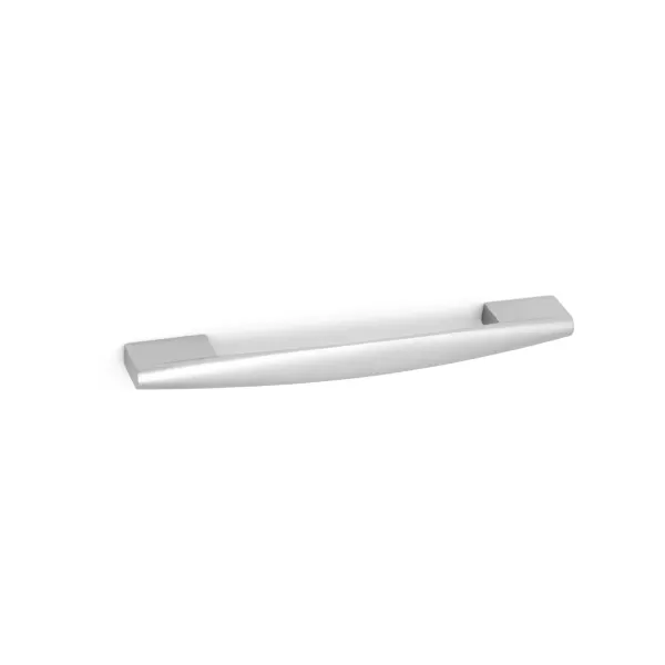 Poliplast MANIGLIA PER MOBILI IN ABS INTERASSE 96 MM COLORE ALLUMINIO - Art. 300B