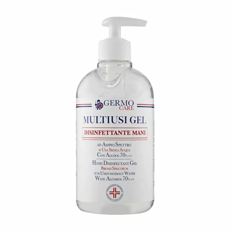 MULTIUSI GEL IGIENIZZANTE DISINFETTANTE MANI GERMO CARE 500 ML
