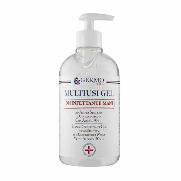 MULTIUSI GEL IGIENIZZANTE DISINFETTANTE MANI GERMO CARE 500 ML