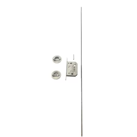 Kit Comit Porta Libro 58 mm Cromo Satinato con Serratura umipas