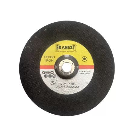 Disco da Sbavo 230x6,5x22,23 mm Ekanext per Smerigliatrice