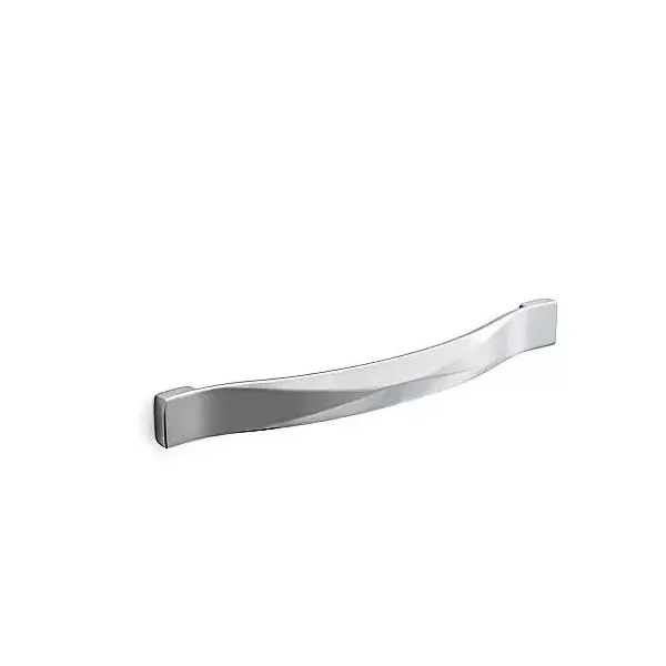 Poliplast MANIGLIA PER MOBILI IN ZAMA INTERASSE 160 MM COLORE CROMO 
maniglia, maniglia anta cucina, maniglia anta mobile, mani