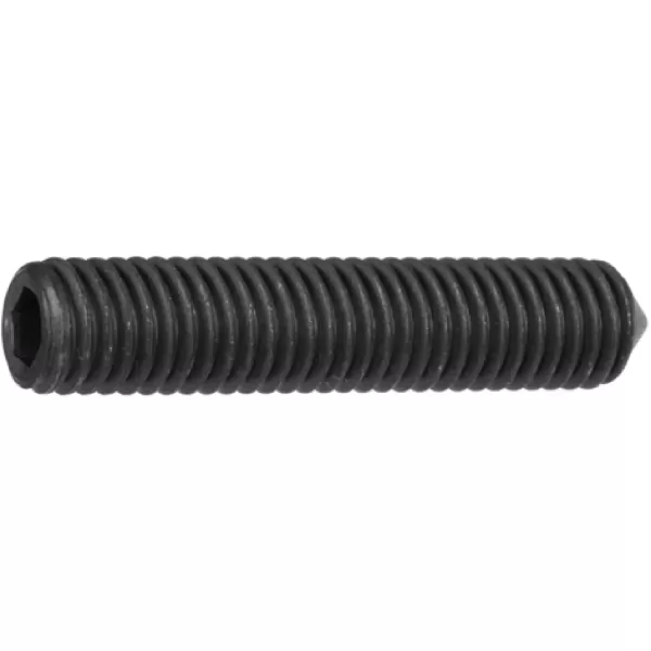 GRANO ESAGONO INCASSATO PUNTA CONICA CAVA ESAGONALE DIN 914 M8X30 GREZZO