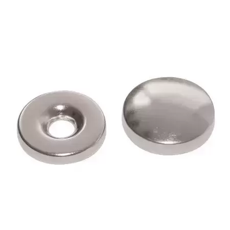 Orlo sottovite con borchia ottone nichelato 14 mm - 200 pezzi