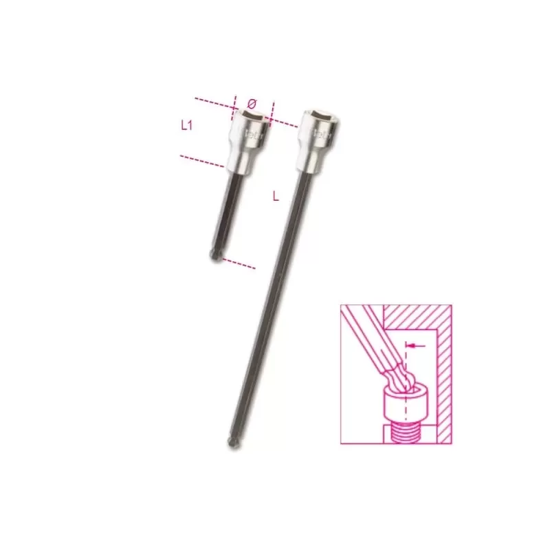 Beta Chiave a Bussola Maschio Esagonale 920BP 6XL umipas