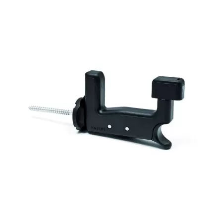 ESINPLAST FERMAPERSIANE IN PLASTICA GRILLO NERO CON VITE DA 70 MM