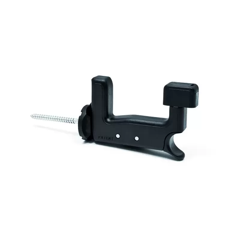 ESINPLAST FERMAPERSIANE IN PLASTICA GRILLO NERO CON VITE DA 70 MM