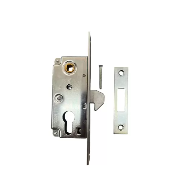 SERRATURA A GANCIO AGB/B910 SENZA CILINDRO 40 MM FINITURA ZINCATA