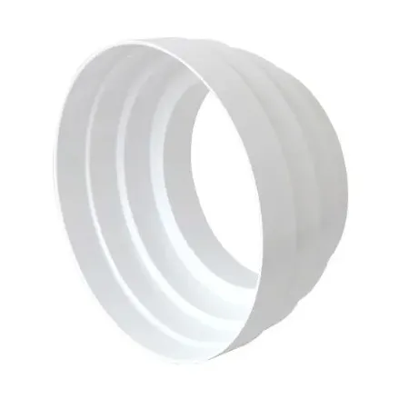 RIDUZIONE M/F PER TUBO CAPPA CON BICCHIERE DA 125-100 MM