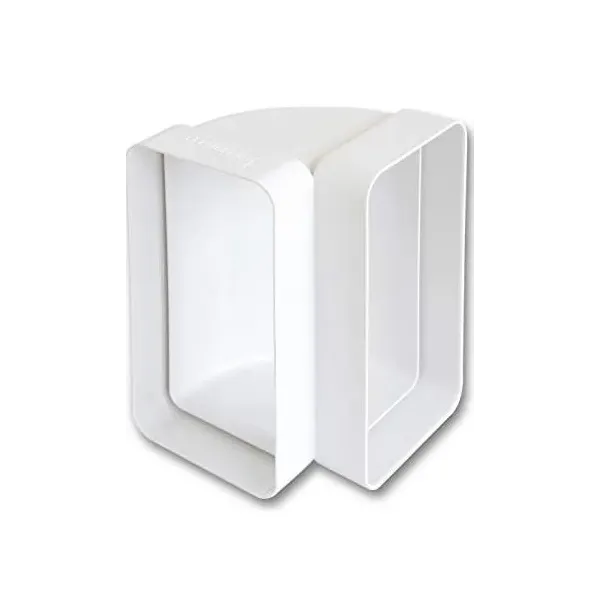 CURVA PER TUBO CAPPA RETTANGOLARE 150X70 MM VERTICALE