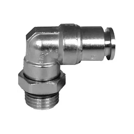 RACCORDO AUTOMATICO AD INNESTO RAPIDO A L GIREVOLE CILINDRICO CON OR MASCHIO 1/4'' DIAMETRO 4