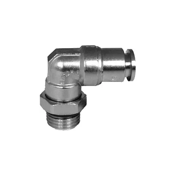 RACCORDO AUTOMATICO AD INNESTO RAPIDO A L GIREVOLE CILINDRICO CON OR MASCHIO 3/8'' DIAMETRO 10