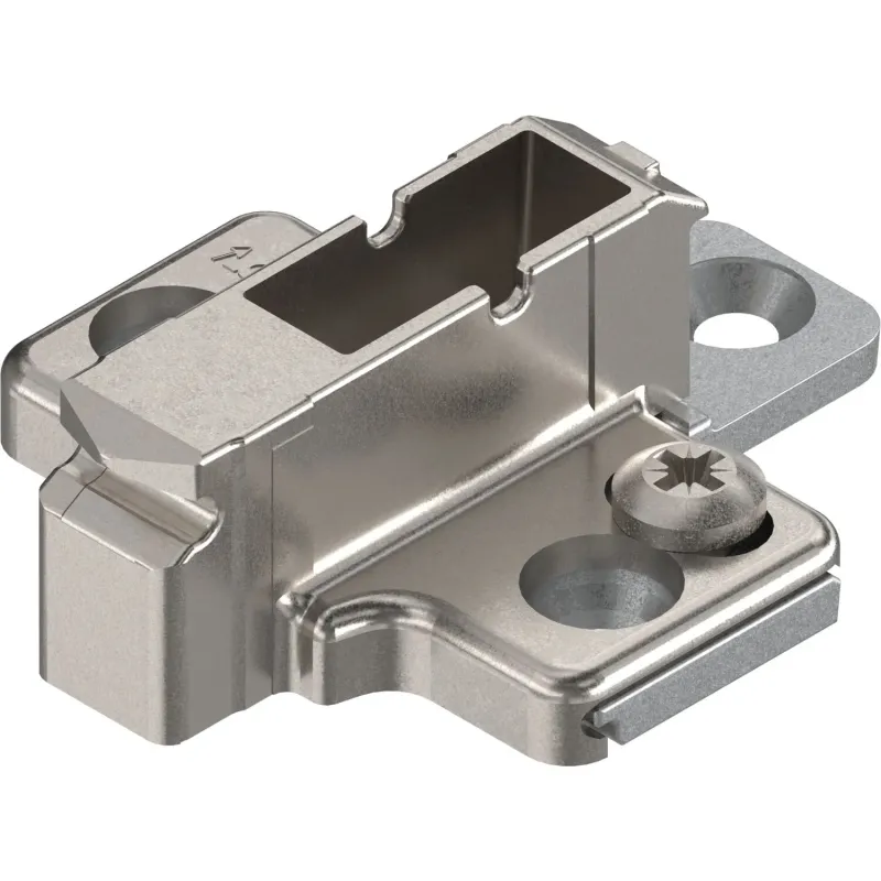 BLUM 175H9190 CLIP PIASTRA DI MONTAGGIO, ZINCO, VITI EURO , DISTANZA 9 MM