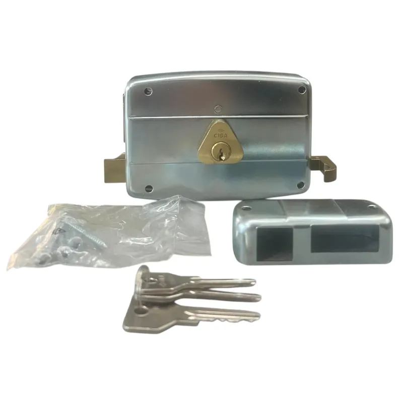 SERRATURA DA APPLICARE A CILINDRO CISA 50521 PER PORTE E CANCELLI FERRO ENTRATA 70 MM DIMENSIONI CASSA 140X97 MM SINISTRA