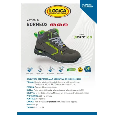 scarpa da lavoro antinfortunistica alta in pelle nabuk s3s logica umipas 2