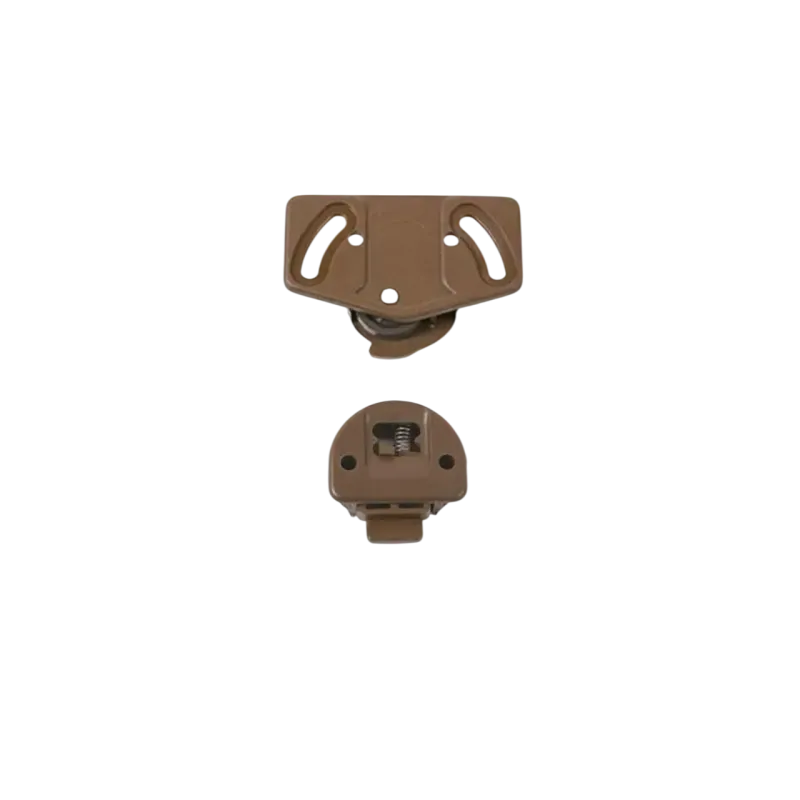 VI.TEL. KIT PER ANTE SCORREVOLI CON CATENACCIO 15 KG PER PROFILO PVC MARRONE