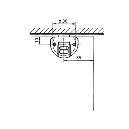 VI.TEL. KIT PER ANTE SCORREVOLI CON CATENACCIO 15 KG PER PROFILO PVC MARRONE 2