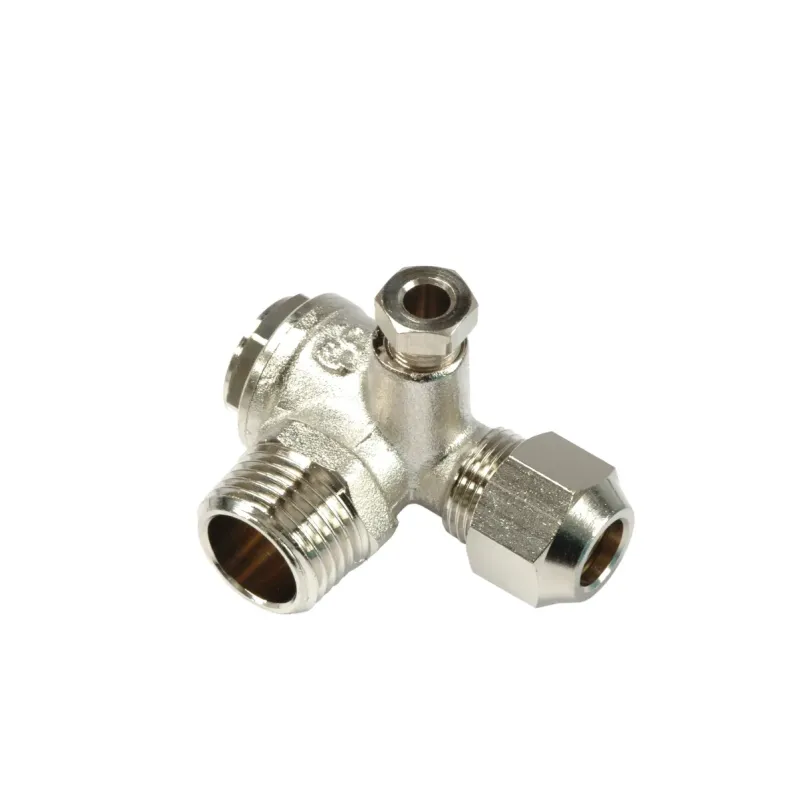 VALVOLA DI RITEGNO ORIZZONTALE MASCHIO 1/2 TUBO 10 MM PER COMPRESSORE