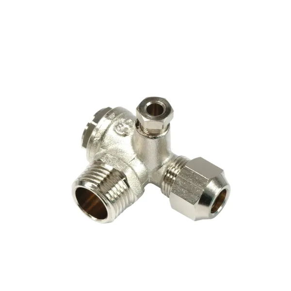 VALVOLA DI RITEGNO ORIZZONTALE MASCHIO 1/2 TUBO 10 MM PER COMPRESSORE