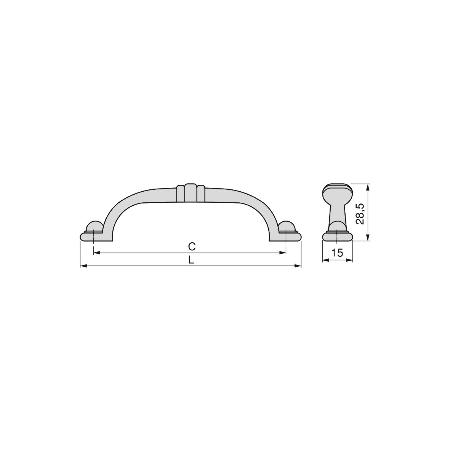 maniglia, maniglia anta mobile, maniglia anta mobile soggiorno, maniglia anta soggiorno, maniglia arredo, maniglia camera, manig 2