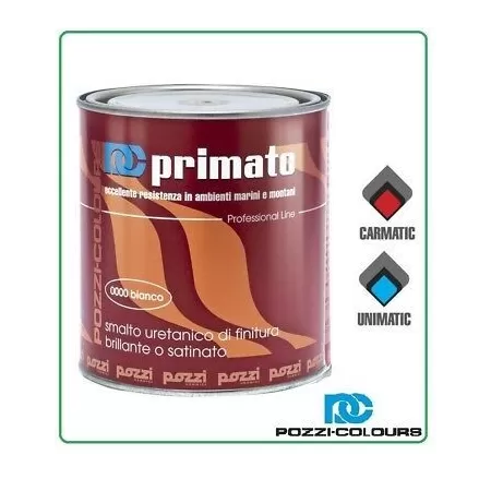 Pozzi Colours SMALTO PRIMATO SINTETICO LUCIDO A SOLVENTE COLORE 0219 VERDE MUSCHIO 750 ML - Art. 11005.0219