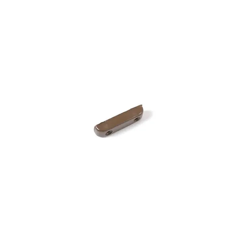 VI.TEL. FERMAPORTE FERMANTINE IN PLASTICA FORATO 7,5X39 MM MARRONE