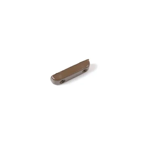 VI.TEL. FERMAPORTE FERMANTINE IN PLASTICA FORATO 7,5X39 MM MARRONE