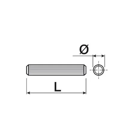 SPINE IN LEGNO DI GIUNZIONE IN FAGGIO 8X30 MM 5 KG 2