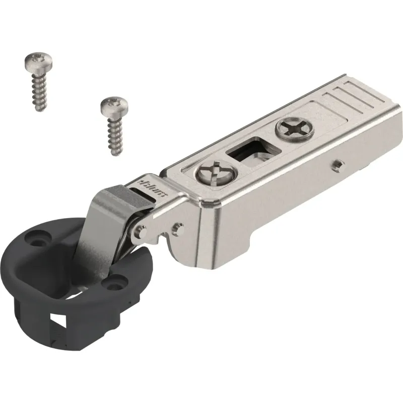 CERNIERA BLUM 75T4200 PER ANTE IN VETRO 94° COLLO 9,5 CON MOLLA DA AVVITARE DIAMETRO 26 MM