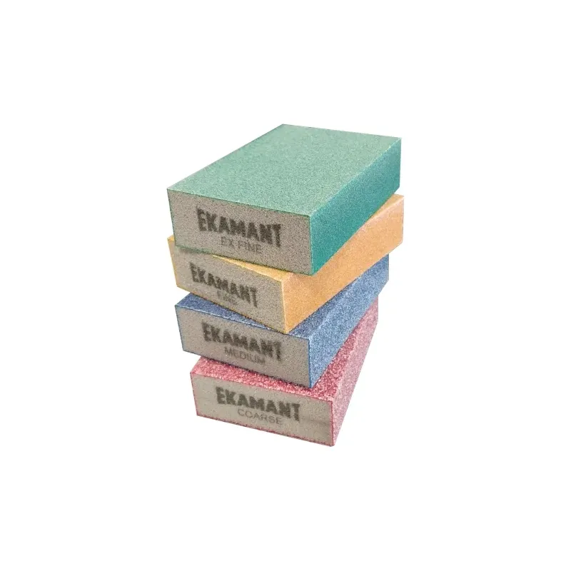 SPUGNA ABRASIVA HARD EXTRA FINE GRANA 150 COLORE VERDE 70X100X27 MM PEZZI 1