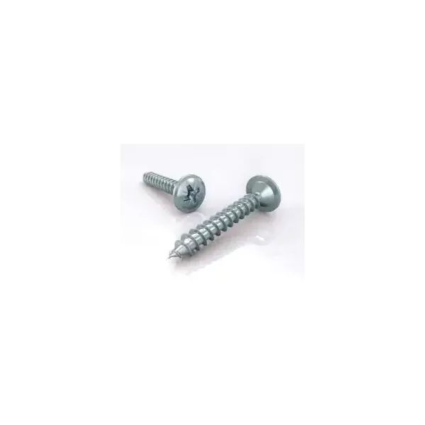 VITI TRUCIOLARI SCHIENALI 3,5X25 TESTA MEZZA TONDA RANELLATA PZ2 ZINCATE 2000 PZ*