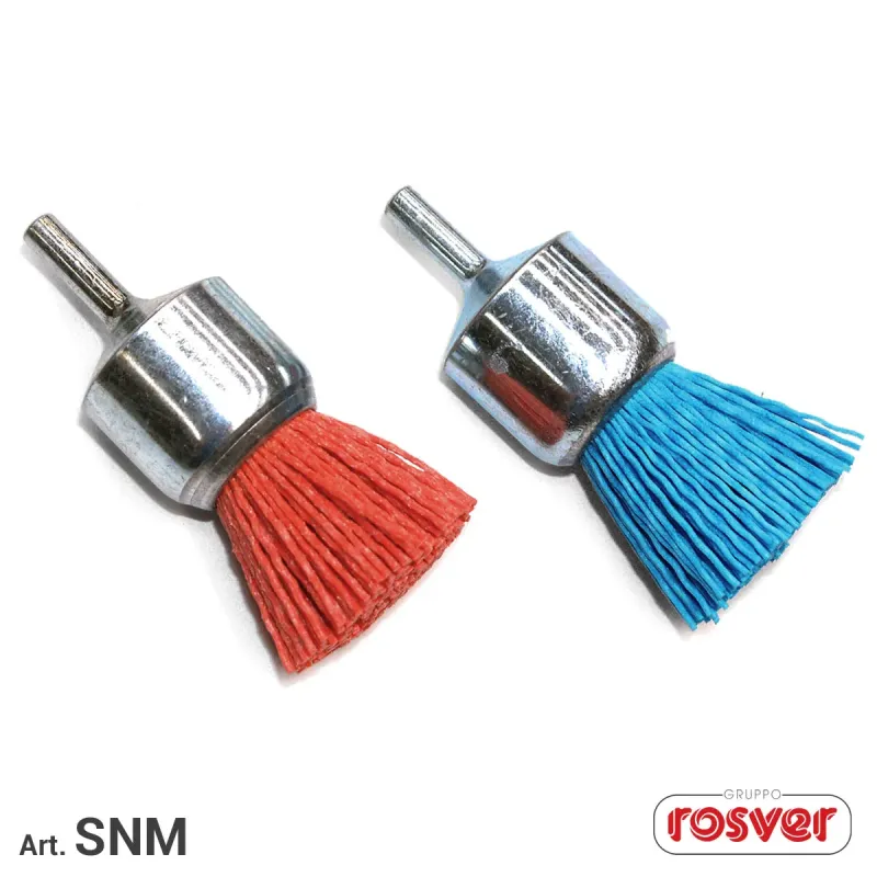 Rosver spazzola frontale in nylon diam. 30 mm gambo 6 p80 umipas