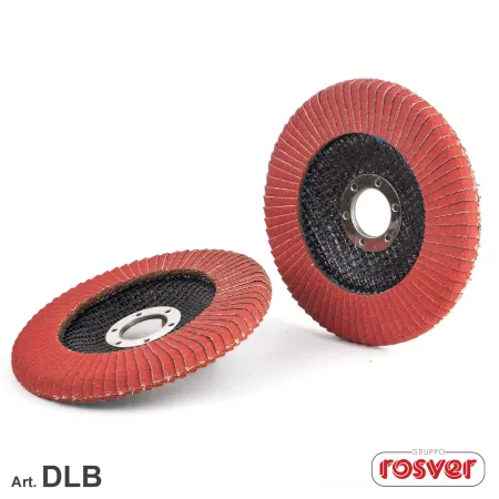 rosver disco lamellare curvo per angoli 125x22 mm foro 22 p40 umipas