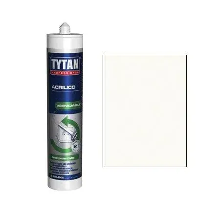 tytan silicone acrilico bianco verniciabile bianco 300 ml umipas