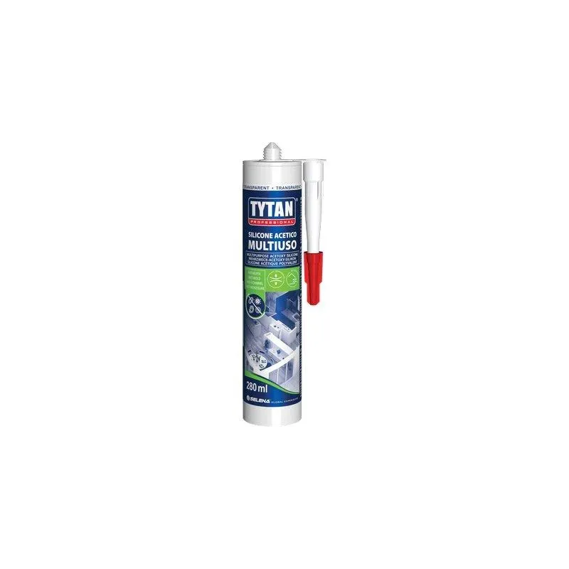 tytan silicone acetico trasparente  280 ml