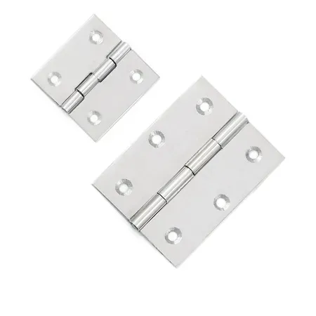 CERNIERA A LIBRO 50X60 MM SPESSORE 0,8 MM ACCIAIO INOX A2 AISI 304